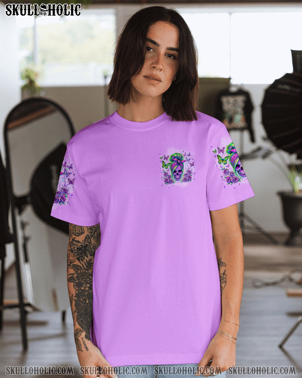 BLISSCORNERS CHAOS COORDINATOR MESSY BUN ALL OVER PRINT