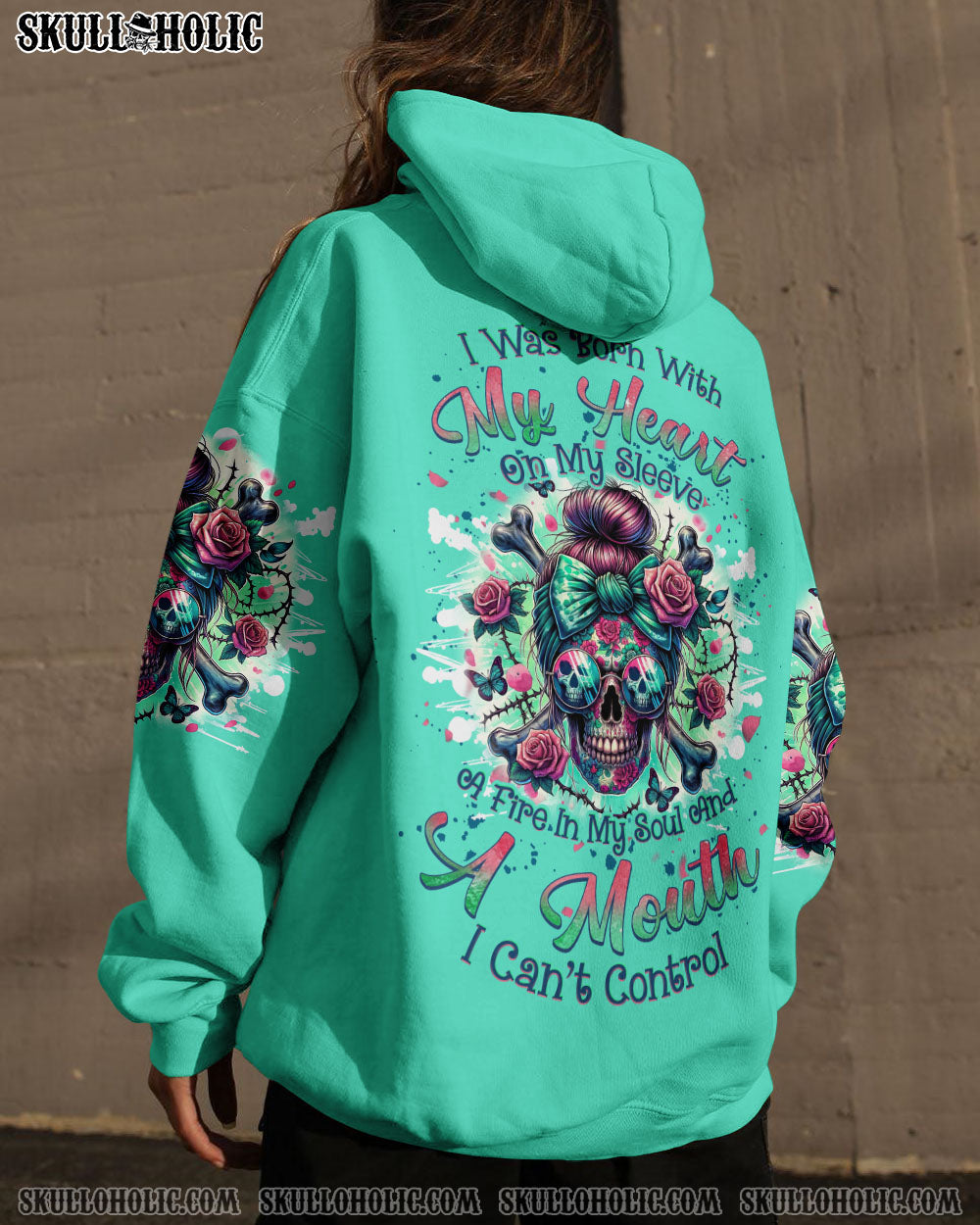 BLISSCORNERS IT'S GOING TO BE ONE OF THOSE DAYS MESSY BUN ALL OVER PRINT