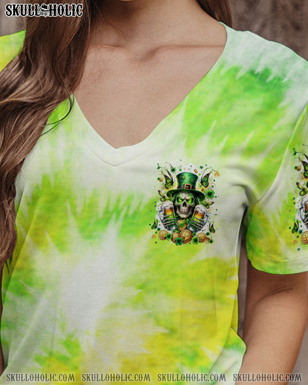 BLISSCORNERS THE DEVIL WHISPERED BEER REAPER PATRICK'S DAY ALL OVER PRINT