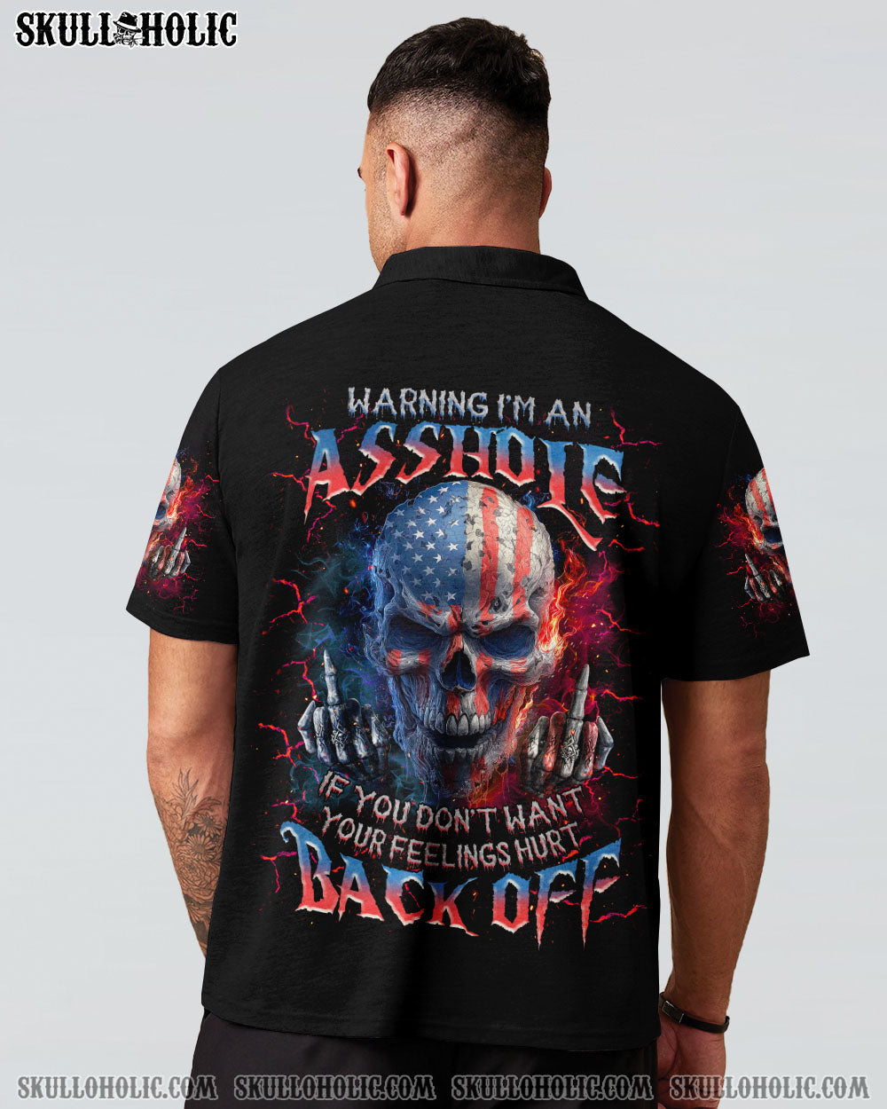 BLISSCORNERS WARNING I'M AN A SKULL ALL OVER PRINT - TLNZ3105251