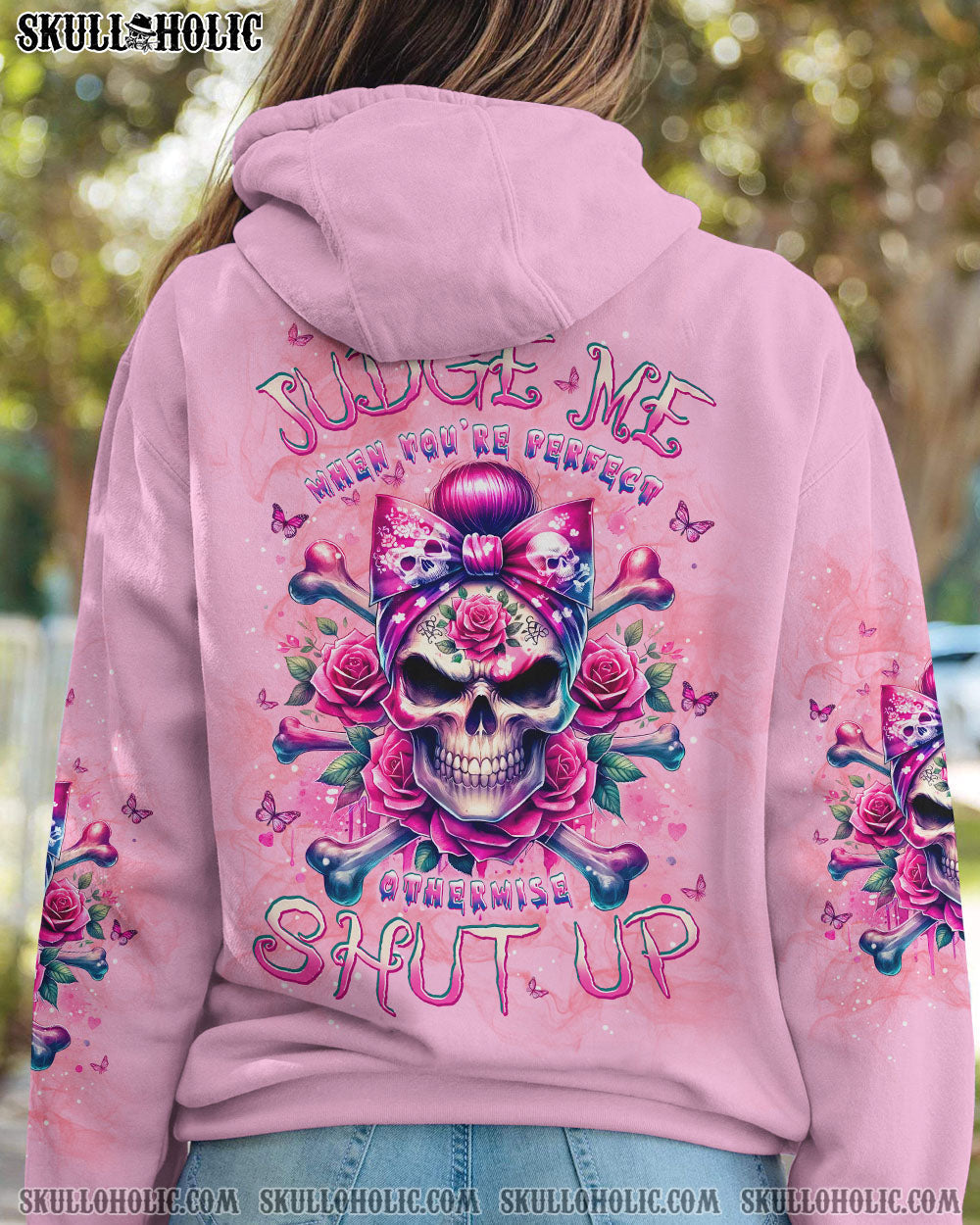BLISSCORNERS YOU COULDN'T HANDLE ME MESSY BUN ALL OVER PRINT