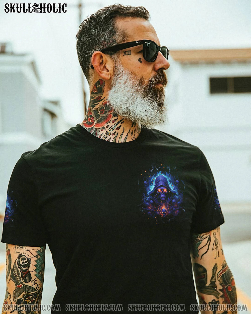 BLISSCORNERS BE CAREFUL WHEN I'M SILENT REAPER ALL OVER PRINT