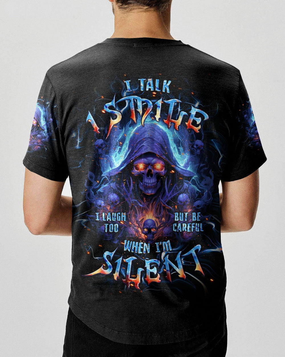 BLISSCORNERS BE CAREFUL WHEN I'M SILENT REAPER ALL OVER PRINT