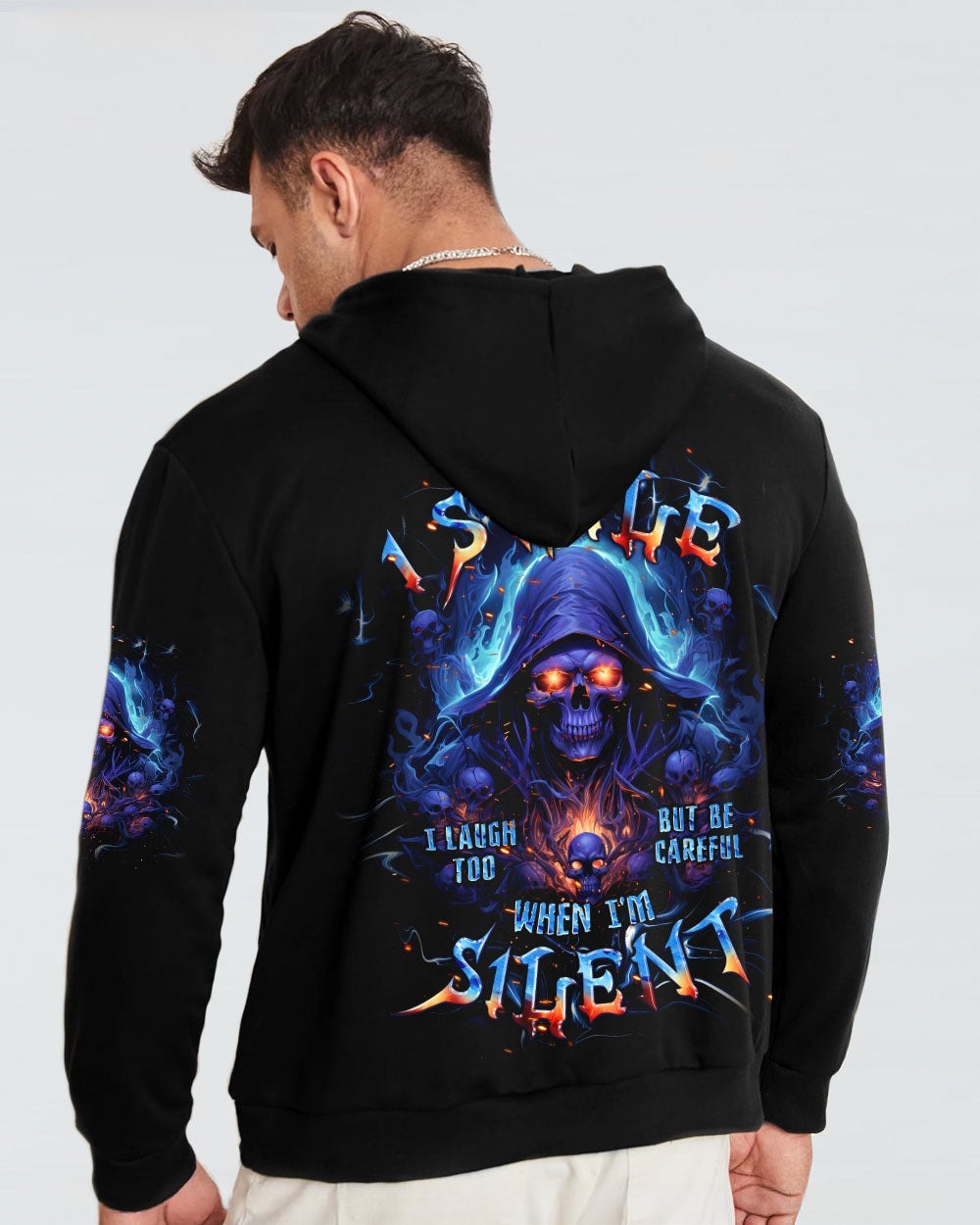 BLISSCORNERS BE CAREFUL WHEN I'M SILENT REAPER ALL OVER PRINT