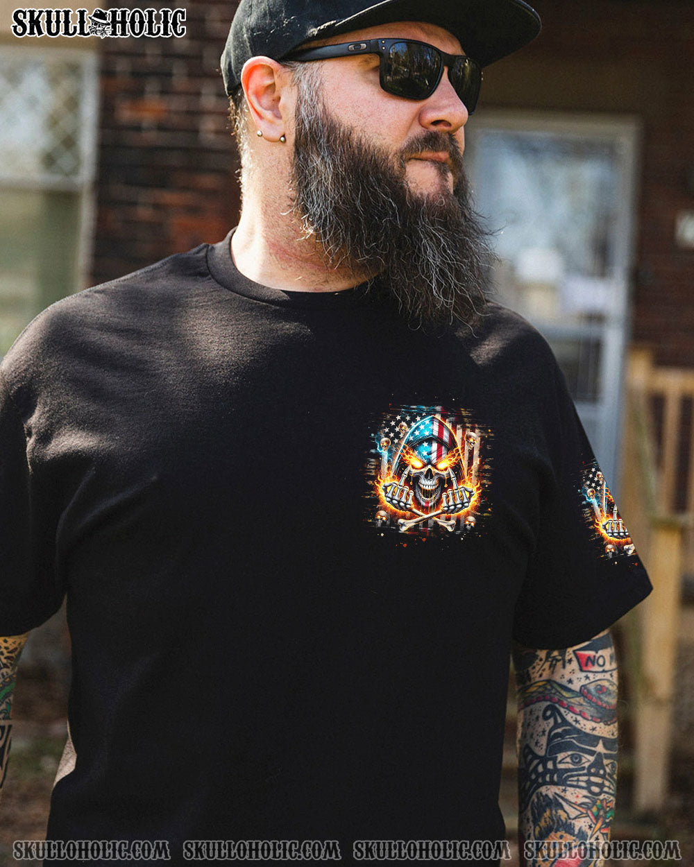 BLISSCORNERS JUST KIDDING I STILL AM SKULL REAPER ALL OVER PRINT