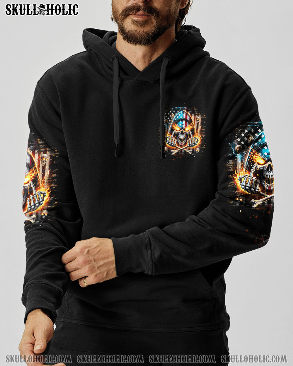 BLISSCORNERS JUST KIDDING I STILL AM SKULL REAPER ALL OVER PRINT