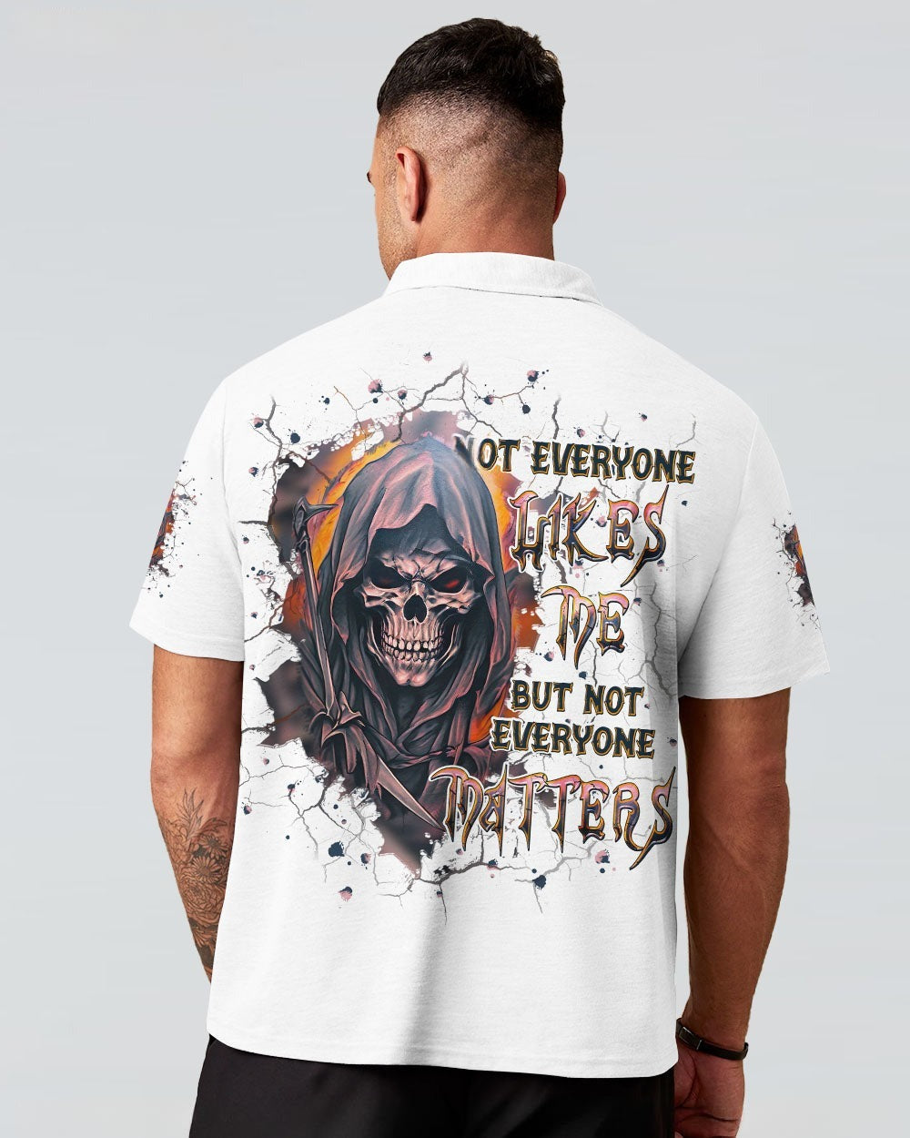 BLISSCORNERS NOT EVERYONE LIKES ME SKULL REAPER ALL OVER PRINT