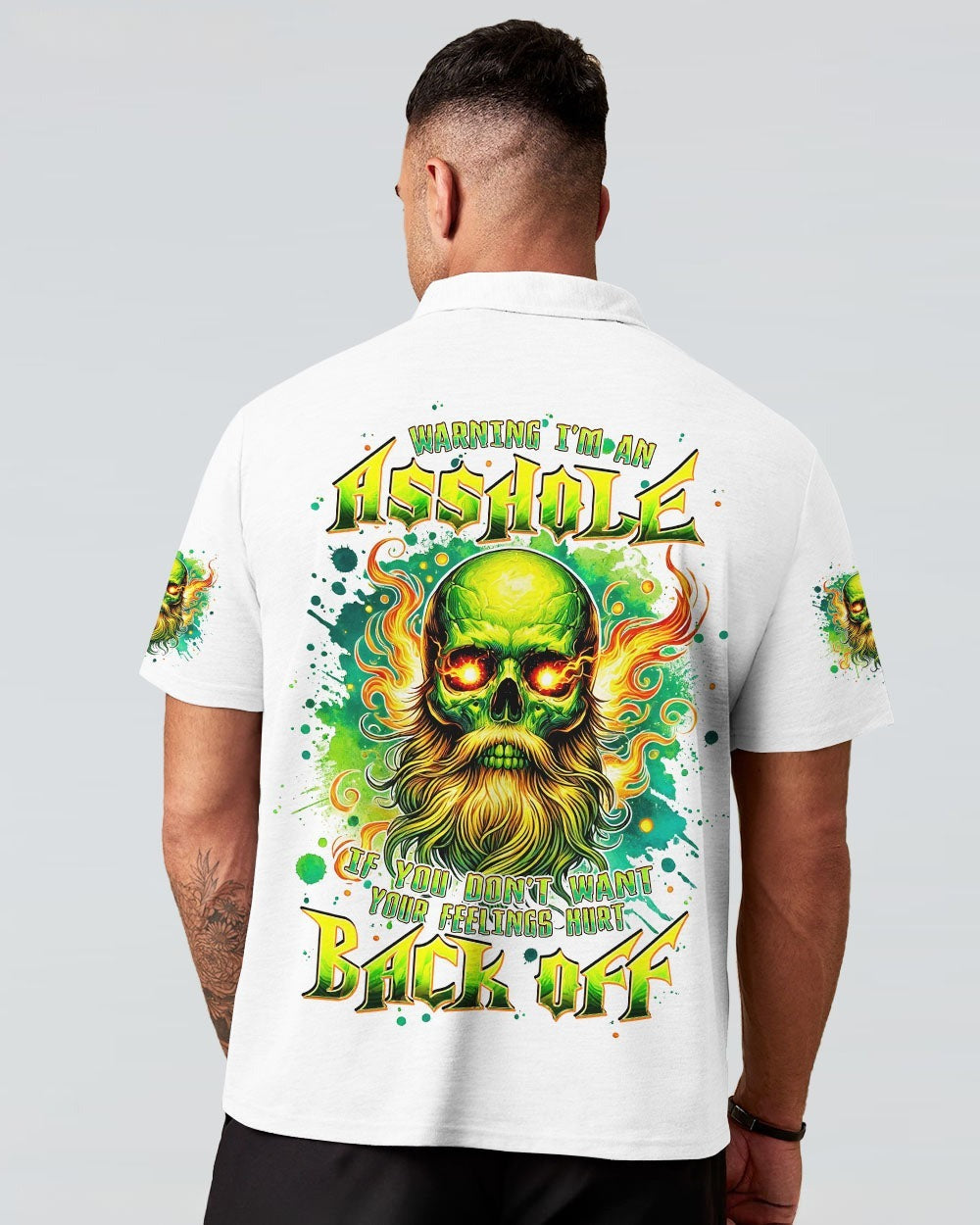 BLISSCORNERS WARNING I'M AN A OLD SKULL ALL OVER PRINT