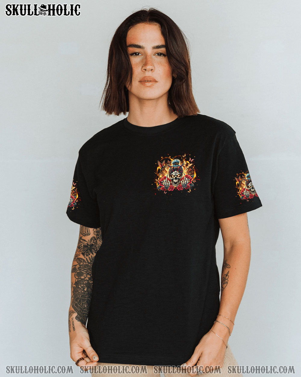 BLISSCORNERS I AM WHO I AM YOUR APPROVAL ISN'T NEEDED MESSY BUN ALL OVER PRINT