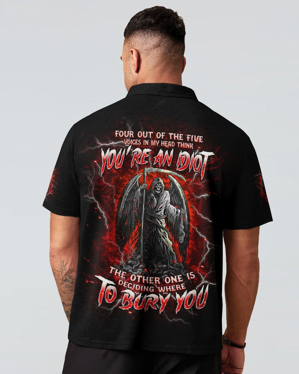 BLISSCORNERS BURY YOU SKULL REAPER ALL OVER PRINT