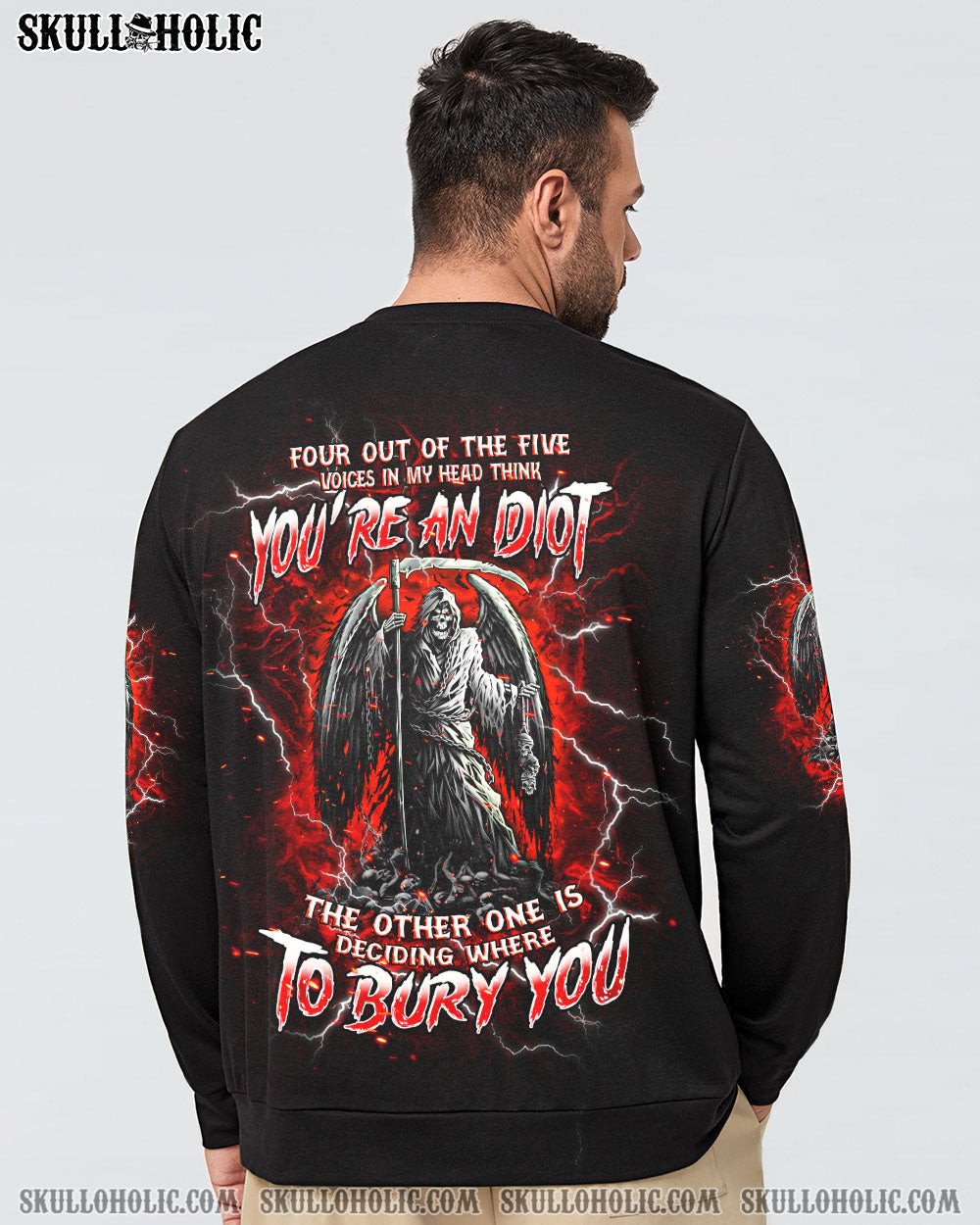 BLISSCORNERS BURY YOU SKULL REAPER ALL OVER PRINT