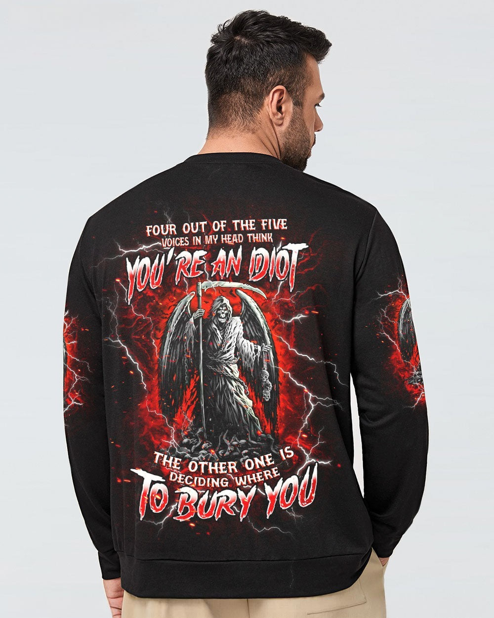 BLISSCORNERS BURY YOU SKULL REAPER ALL OVER PRINT