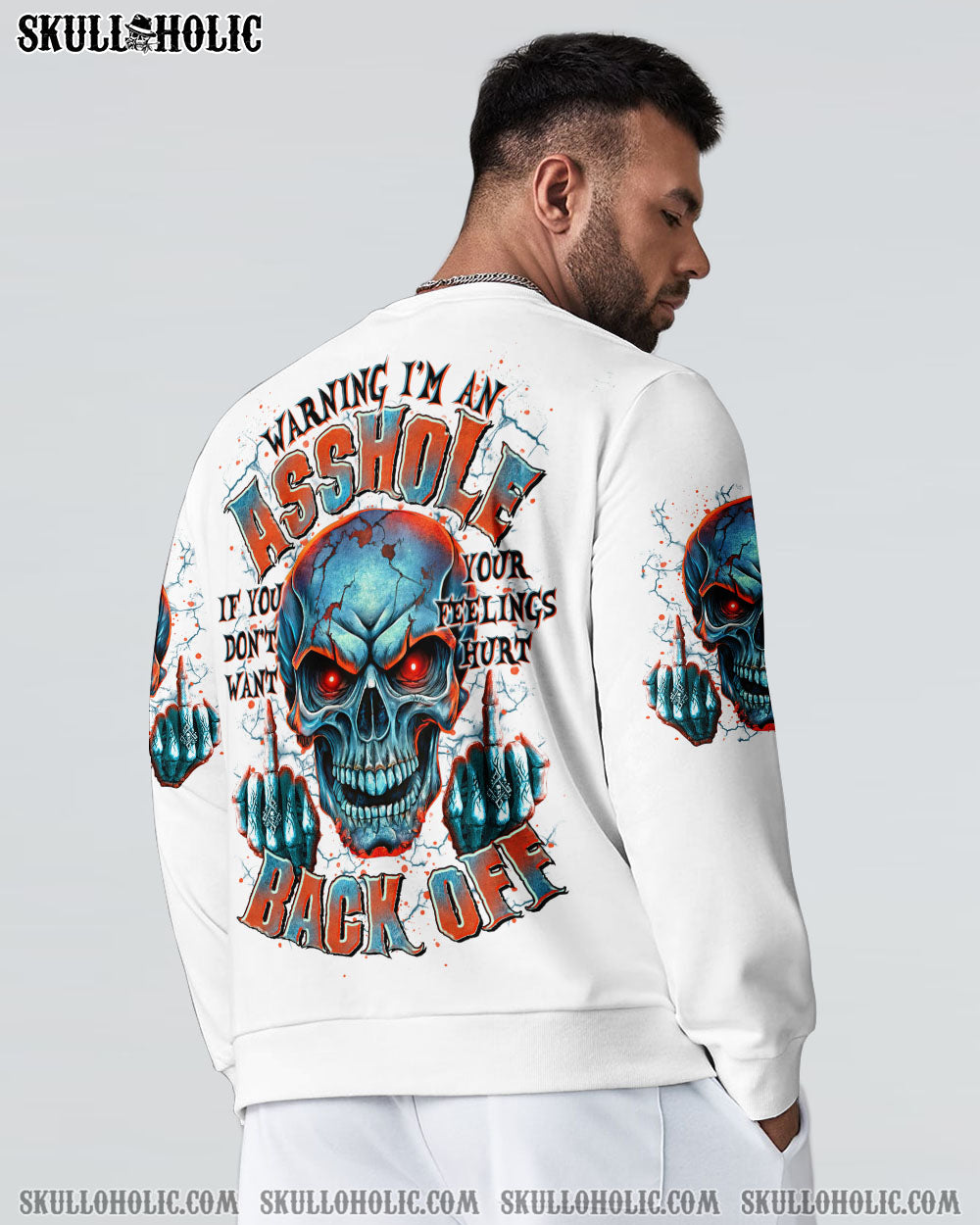 BLISSCORNERS WARNING I'M AN A SKULL ALL OVER PRINT - TLTR0206251
