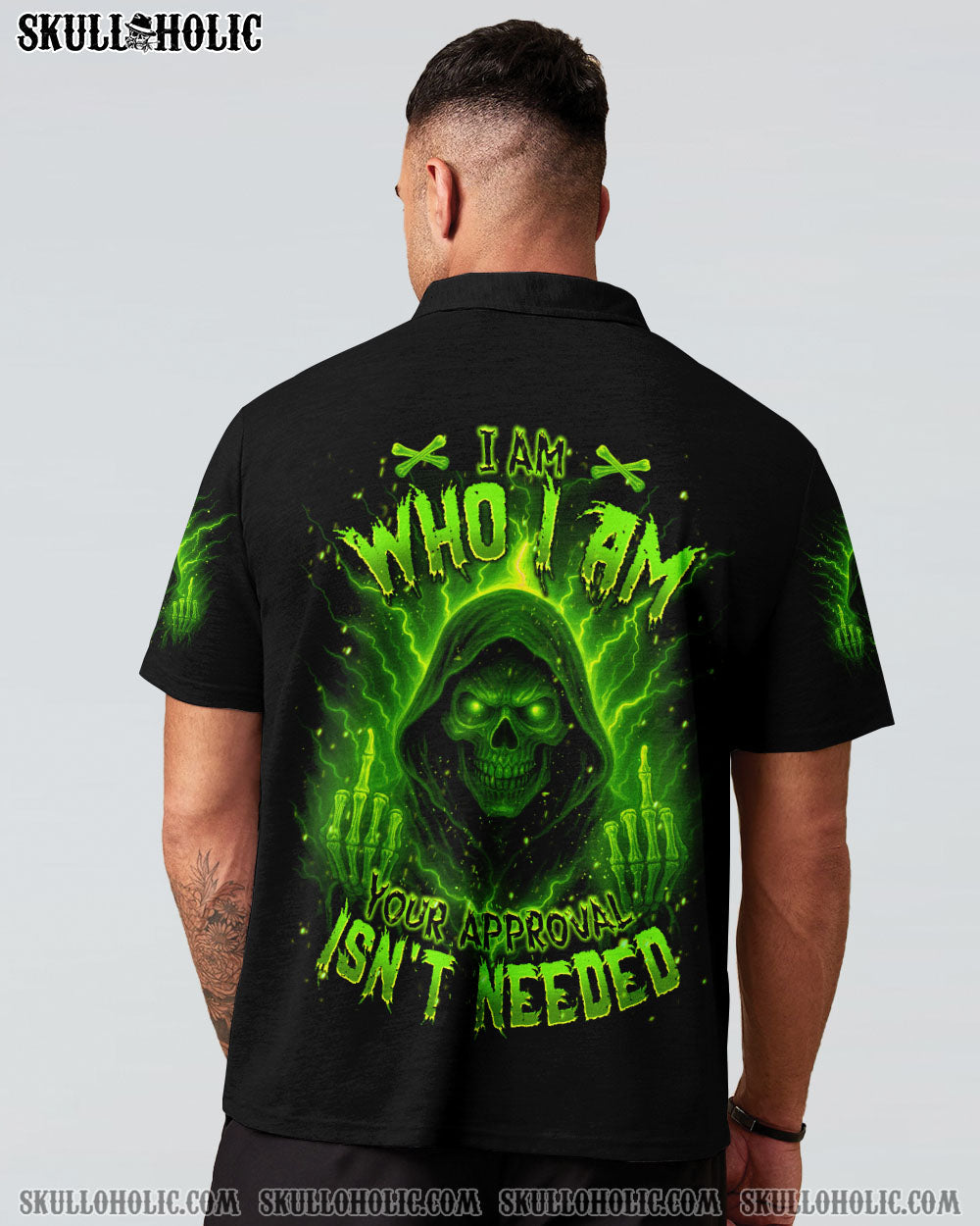 BLISSCORNERS I AM WHO I AM REAPER SKULL ALL OVER PRINT