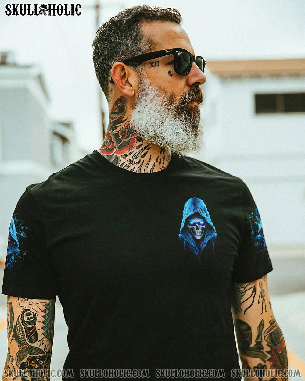 BLISSCORNERS NOT EVERYONE LIKES ME SKULL REAPER ALL OVER PRINT