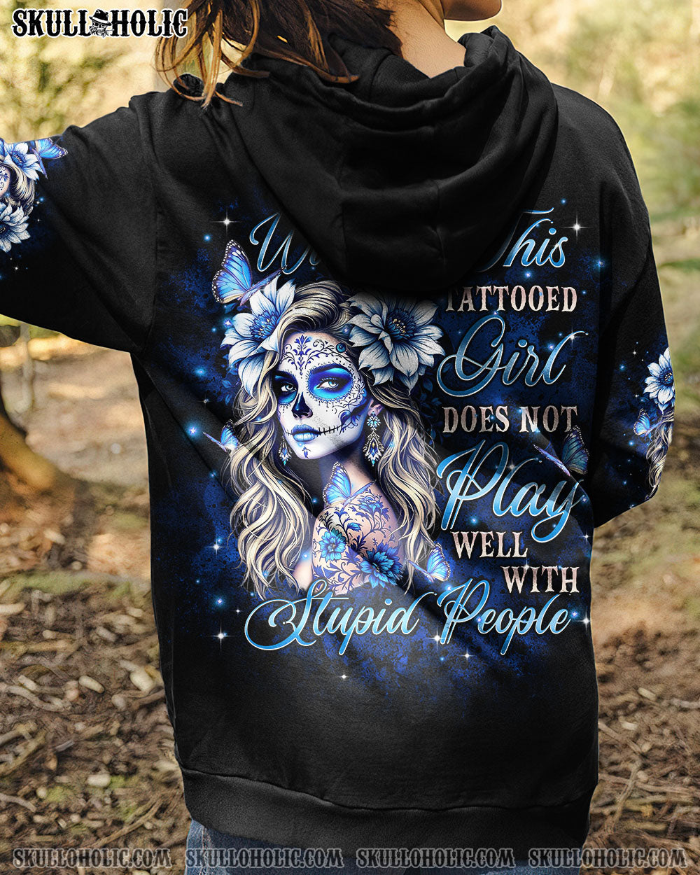 BLISSCORNERS WARNING THIS TATTOOED GIRL ALL OVER PRINT