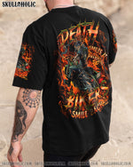 BLISSCORNERS BIKERS SMILE BACK SKULL BIKER ALL OVER PRINT