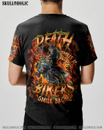 BLISSCORNERS BIKERS SMILE BACK SKULL BIKER ALL OVER PRINT