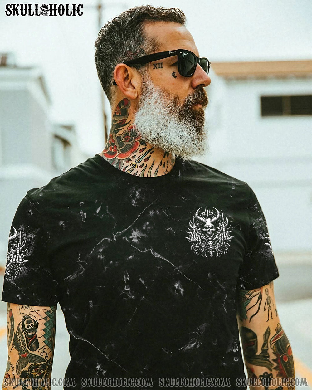 BLISSCORNERS ONE DAY I'M GONNA JUST SAY SKULL ALL OVER PRINT