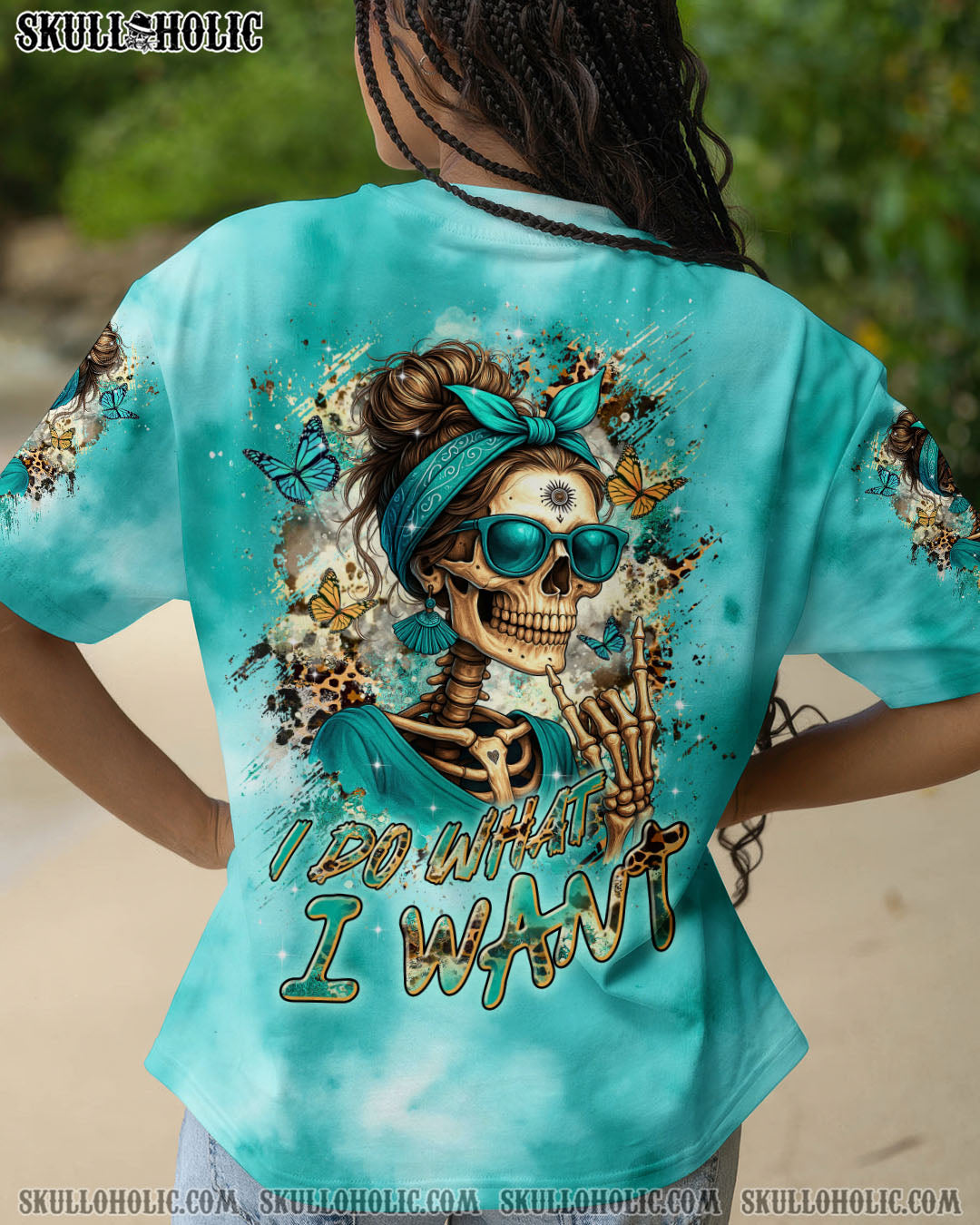 BLISSCORNERS YOU COULDN'T HANDLE ME MESSY BUN ALL OVER PRINT