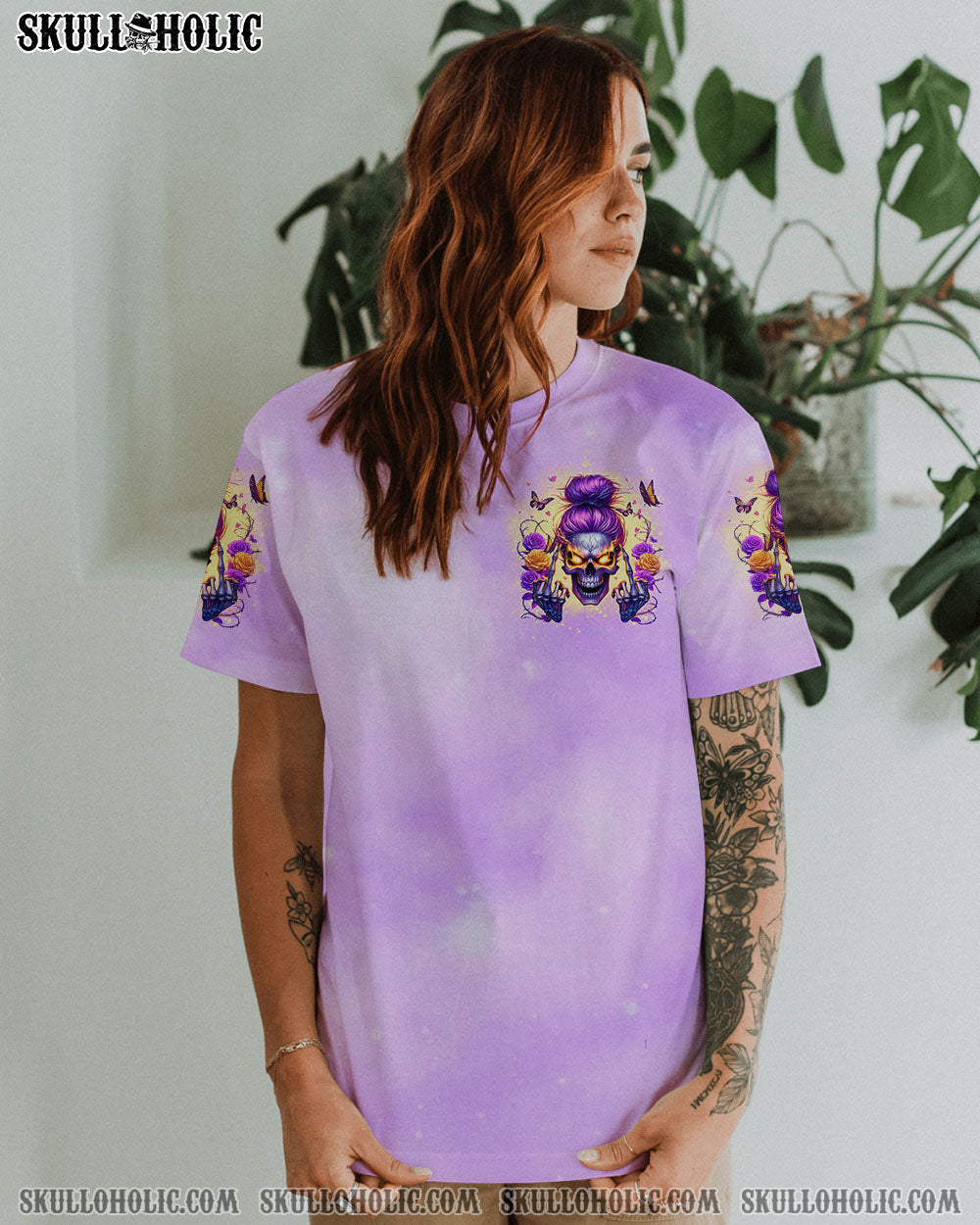 BLISSCORNERS I'M A B DON'T TRY ME MESSY BUN ALL OVER PRINT
