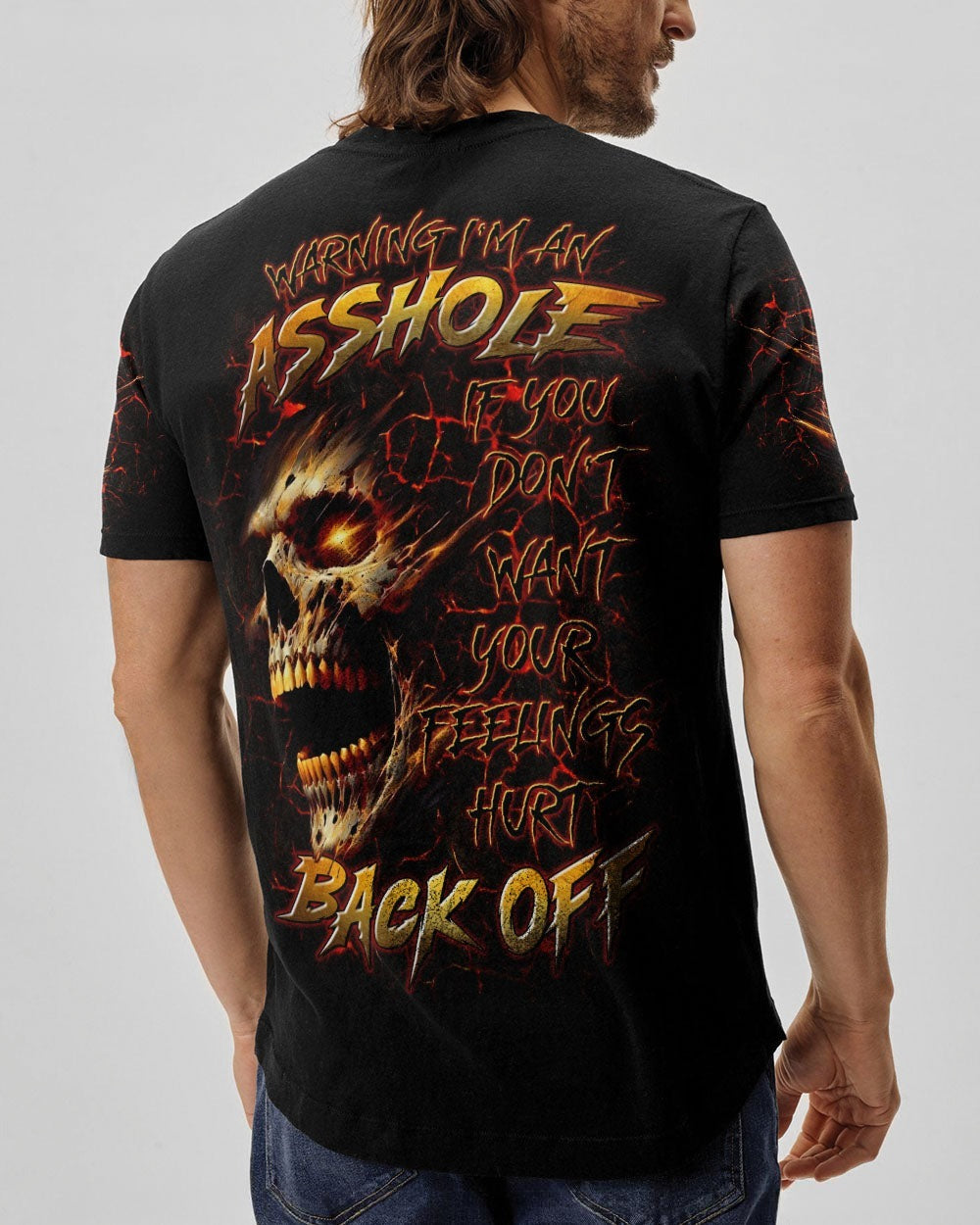 BLISSCORNERS WARNING I'M AN A MAD SKULL ALL OVER PRINT