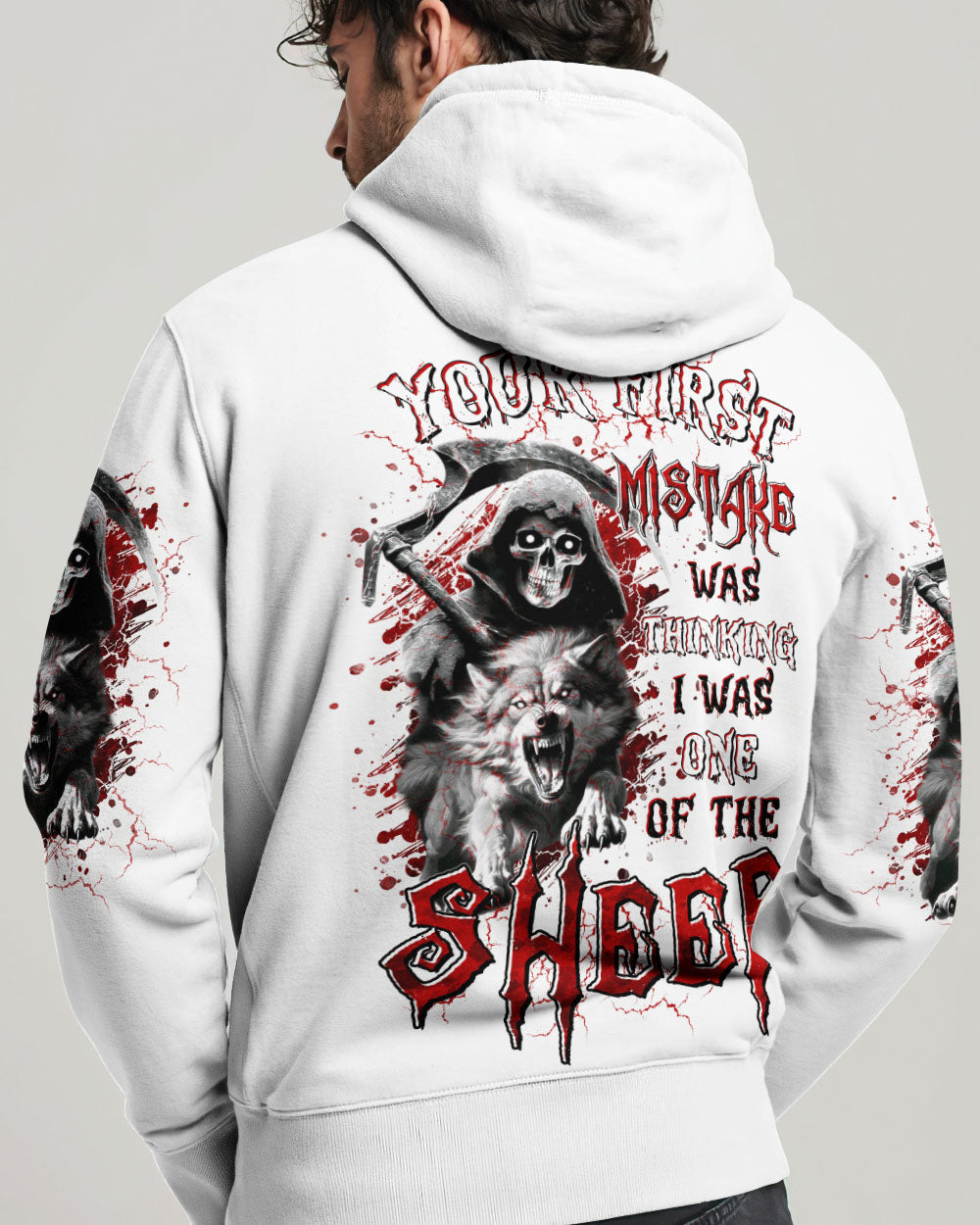 BLISSCORNERS YOUR FIRST MISTAKE WOLF LADY ALL OVER PRINT