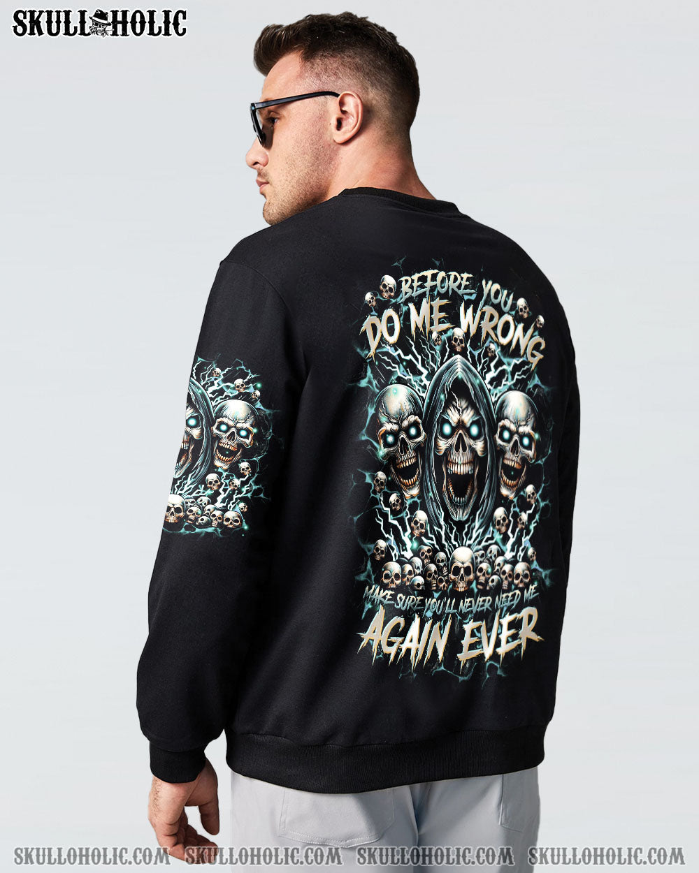 BLISSCORNERS BEFORE YOU DO ME WRONG SKULL ALL OVER PRINT