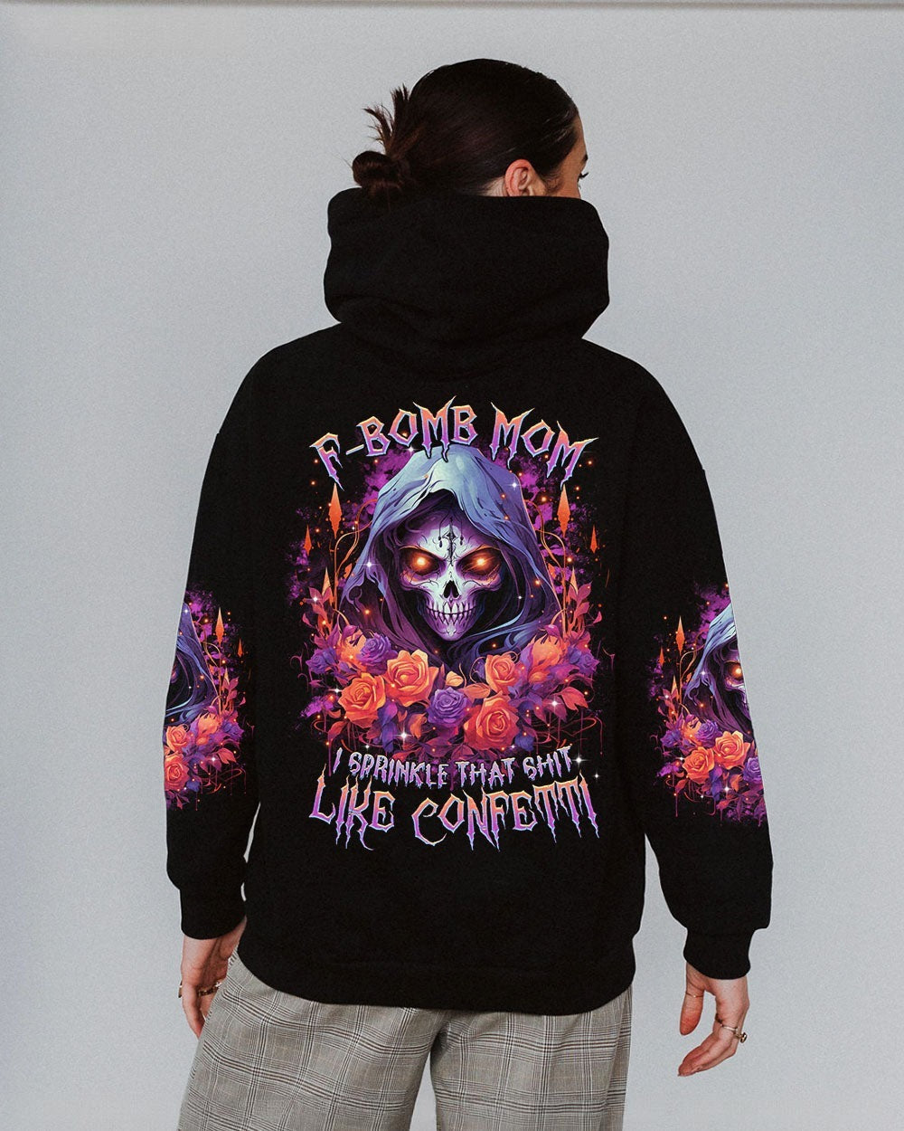 BLISSCORNERS F-BOMB MOM REAPER FLOWER ALL OVER PRINT