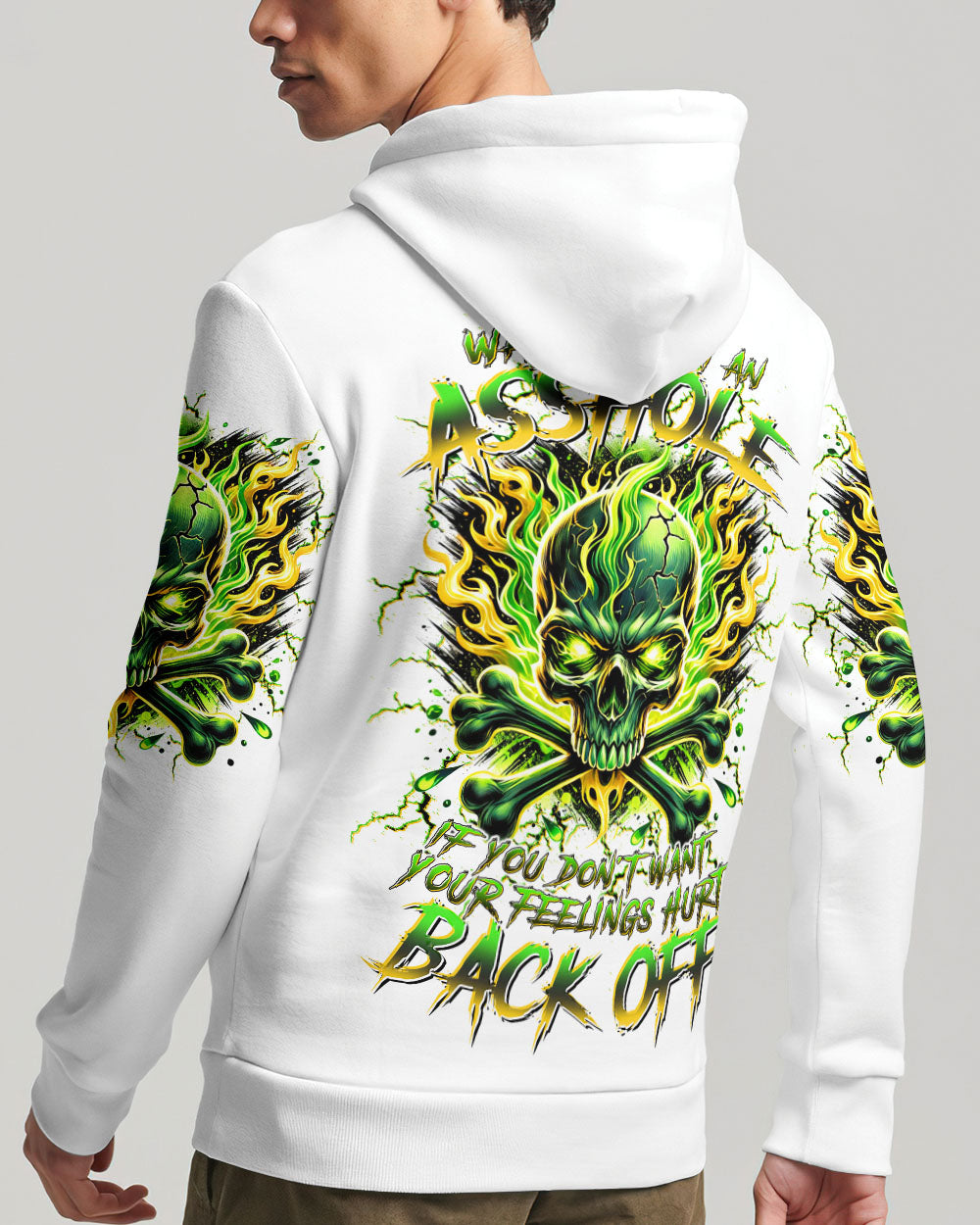 BLISSCORNERS WARNING I'M AN A SKULL FIRE ALL OVER PRINT