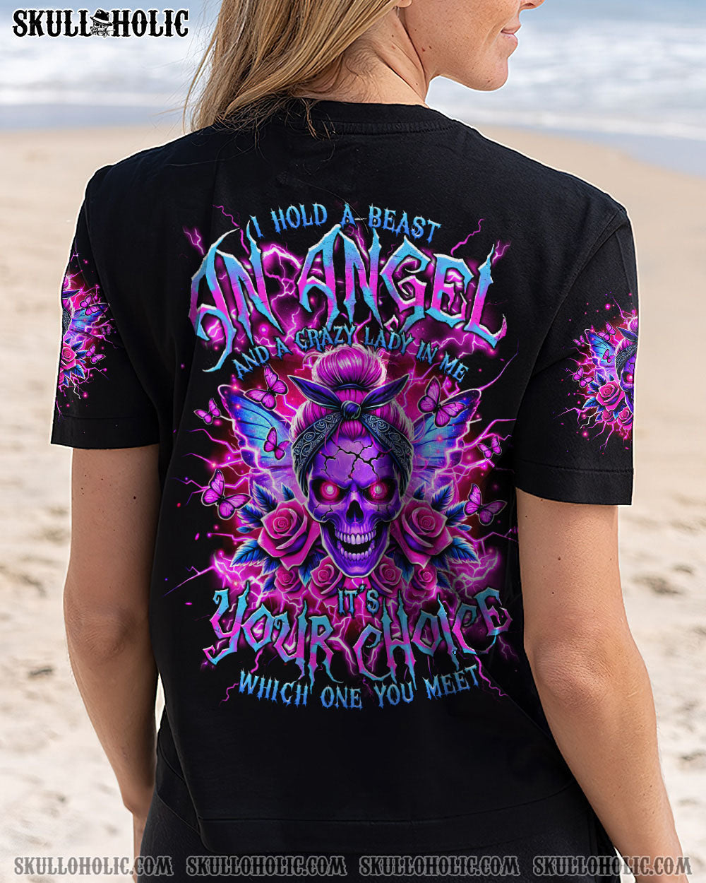 BLISSCORNERS CHAOS COORDINATOR MESSY BUN ALL OVER PRINT