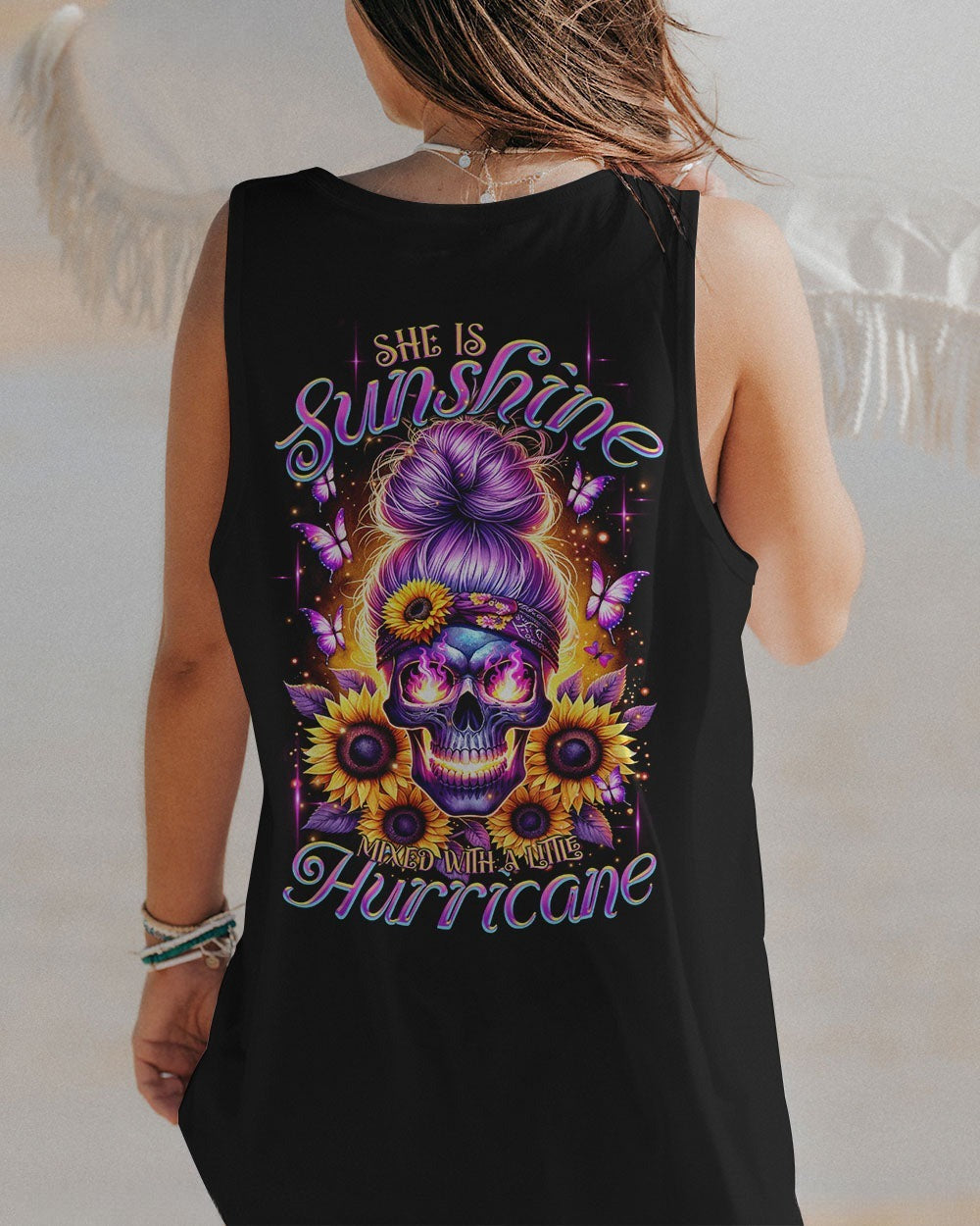 BLISSCORNERS B GIRLS CHUG BEER MESSY BUN SKULL PATRICK'S DAY ALL OVER PRINT