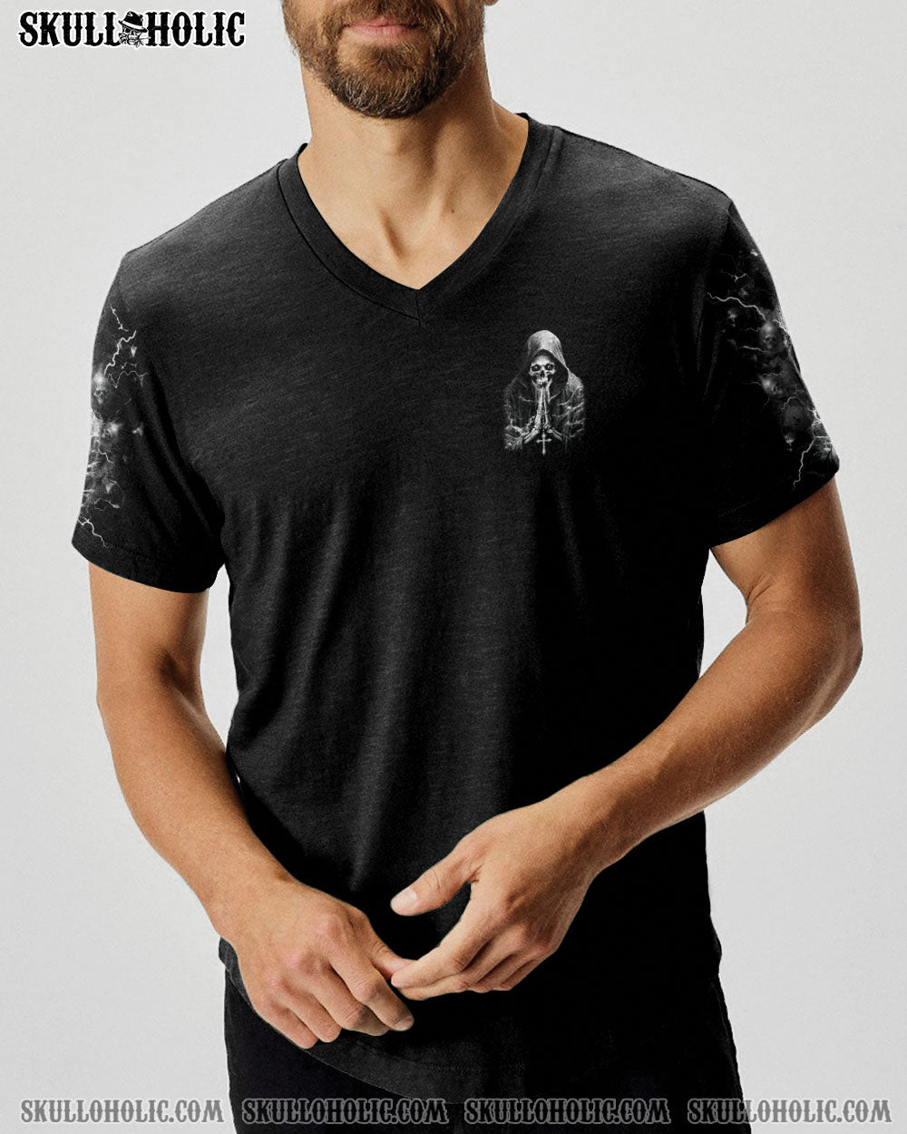 BLISSCORNERS I'M A GOOD PERSON SKULL REAPER ALL OVER PRINT