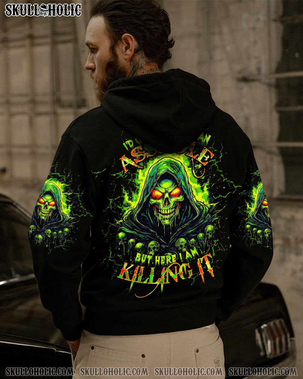 BLISSCORNERS I NEVER DREAMED REAPER SKULL ALL OVER PRINT
