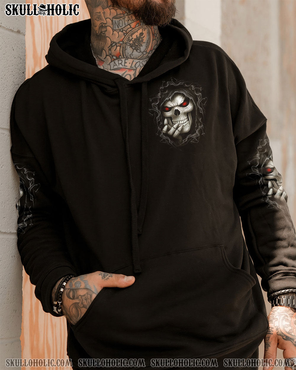 BLISSCORNERS NOT EVERYONE LIKES ME SKULL REAPER ALL OVER PRINT - TLTW0808252
