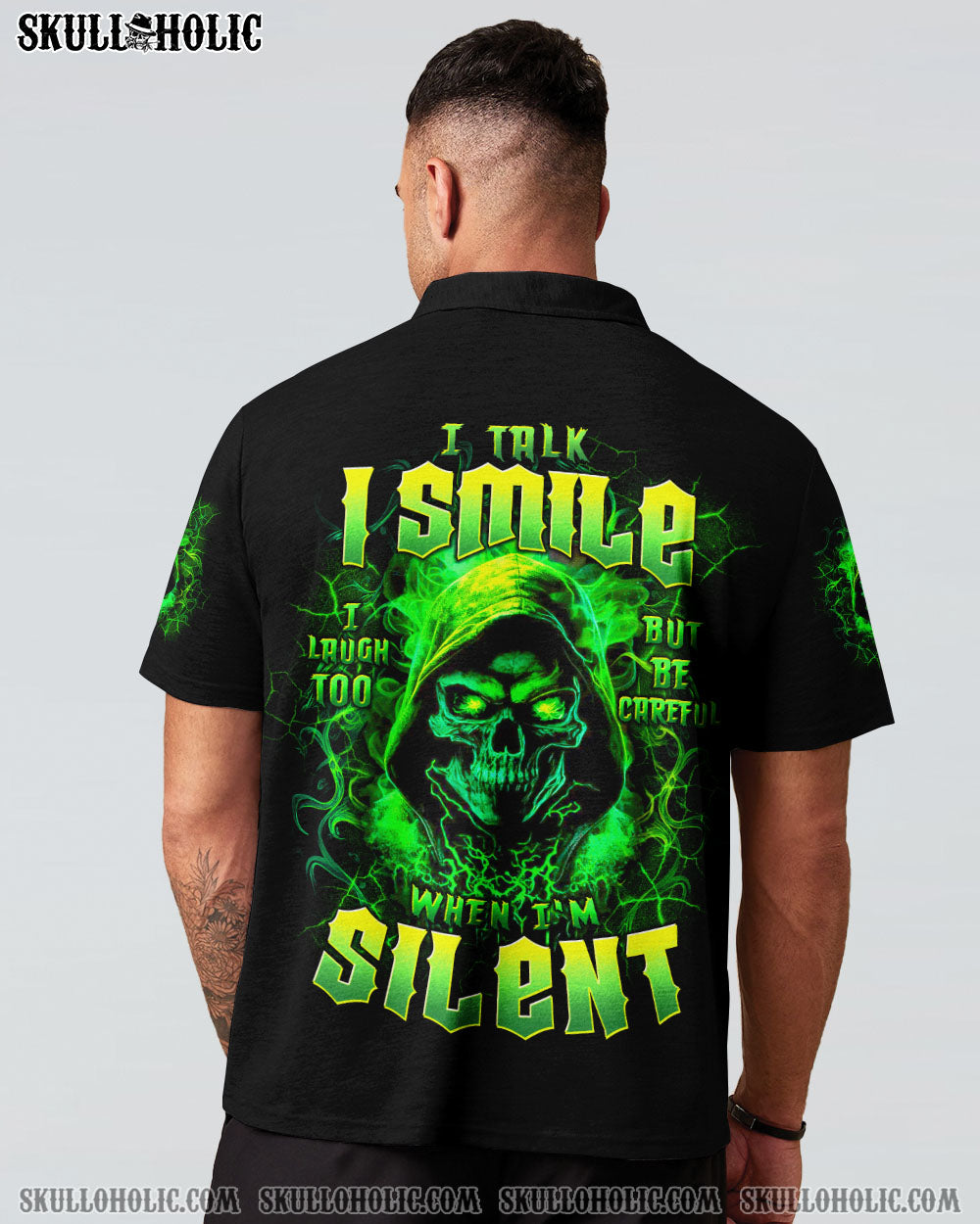 BLISSCORNERS BE CAREFUL WHEN I'M SILENT REAPER ALL OVER PRINT