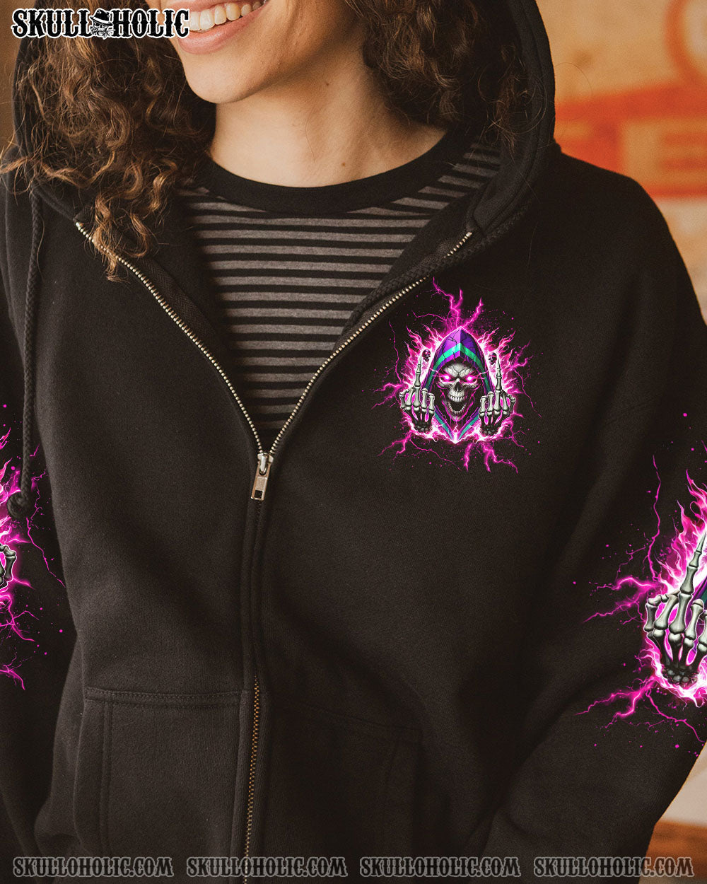 BLISSCORNERS MY GIVE A F IS BROKEN REAPER FIRE SKULL ALL OVER PRINT