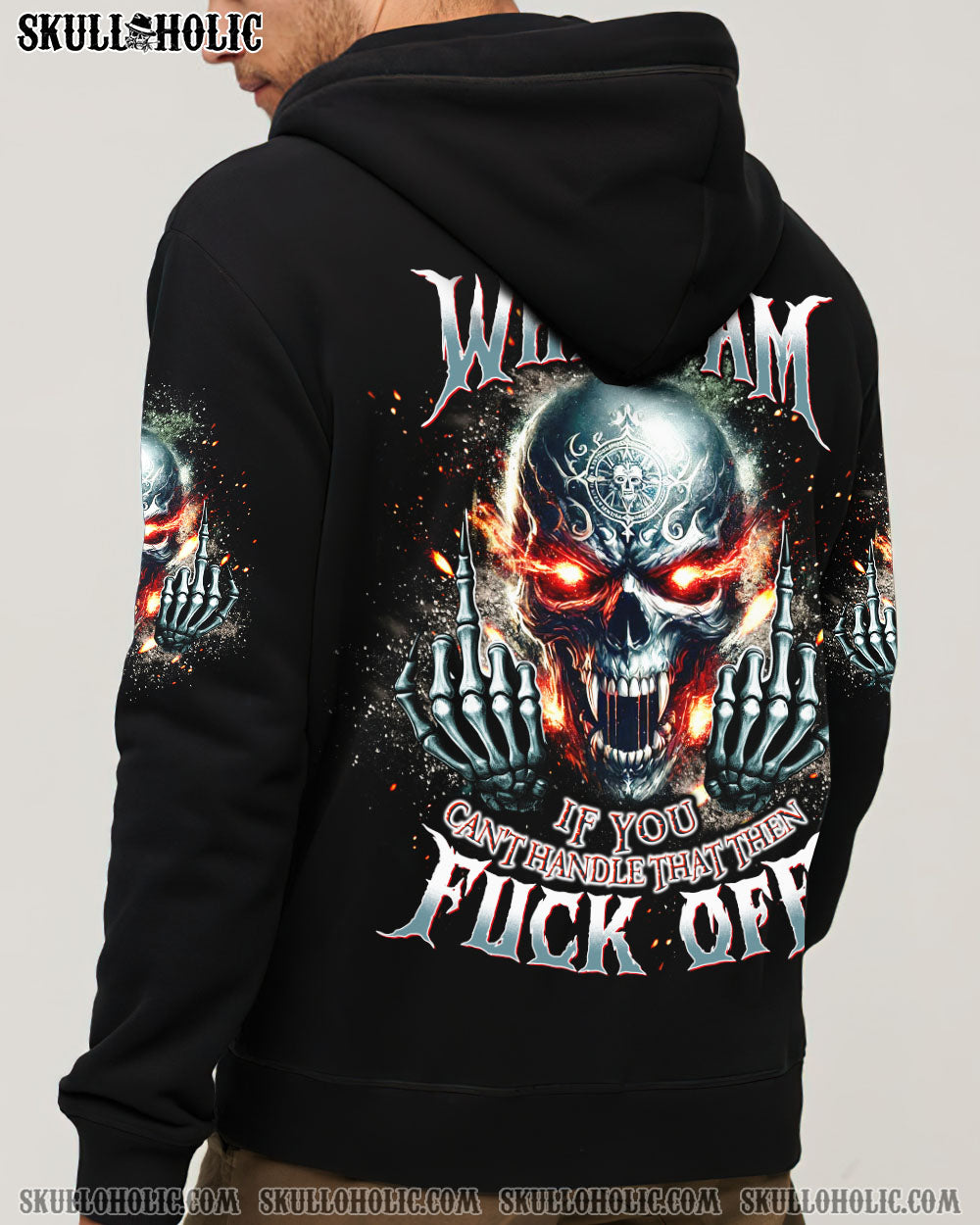 BLISSCORNERS I AM WHO I AM SKULL ALL OVER PRINT