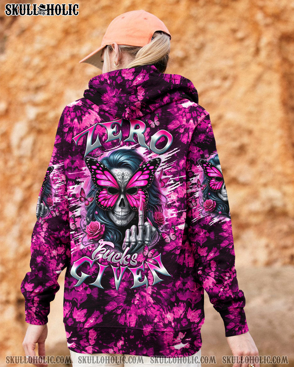 BLISSCORNERS ZERO F GIVEN SKULL LADY TIE DYE ALL OVER PRINT