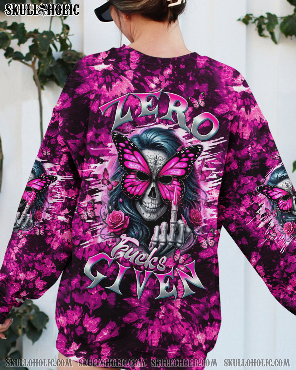 BLISSCORNERS ZERO F GIVEN SKULL LADY TIE DYE ALL OVER PRINT