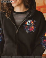 BLISSCORNERS (HOT DEAL) HALF GODDESS HALF HELL SKULL LADY ALL OVER PRINT