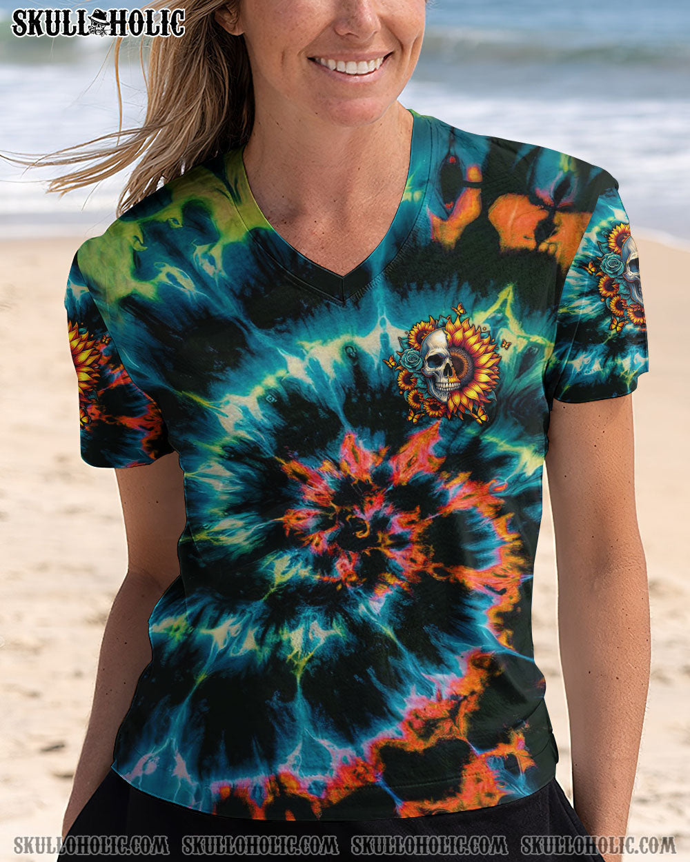 BLISSCORNERS THE GOOD GIRL IN ME SKULL ALL OVER PRINT