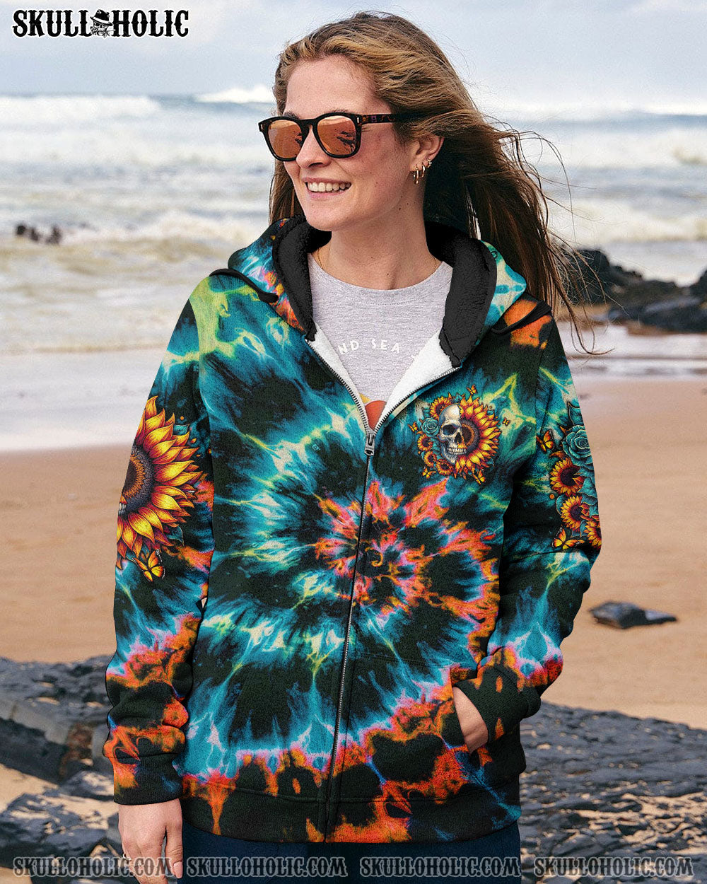 BLISSCORNERS THE GOOD GIRL IN ME SKULL ALL OVER PRINT
