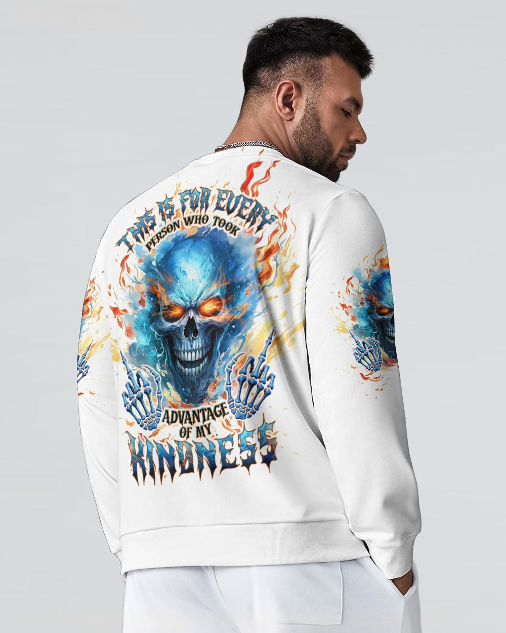 BLISSCORNERS PERSON WHO TOOK ADVANTAGE OF MY KINDNESS SKULL ALL OVER PRINT