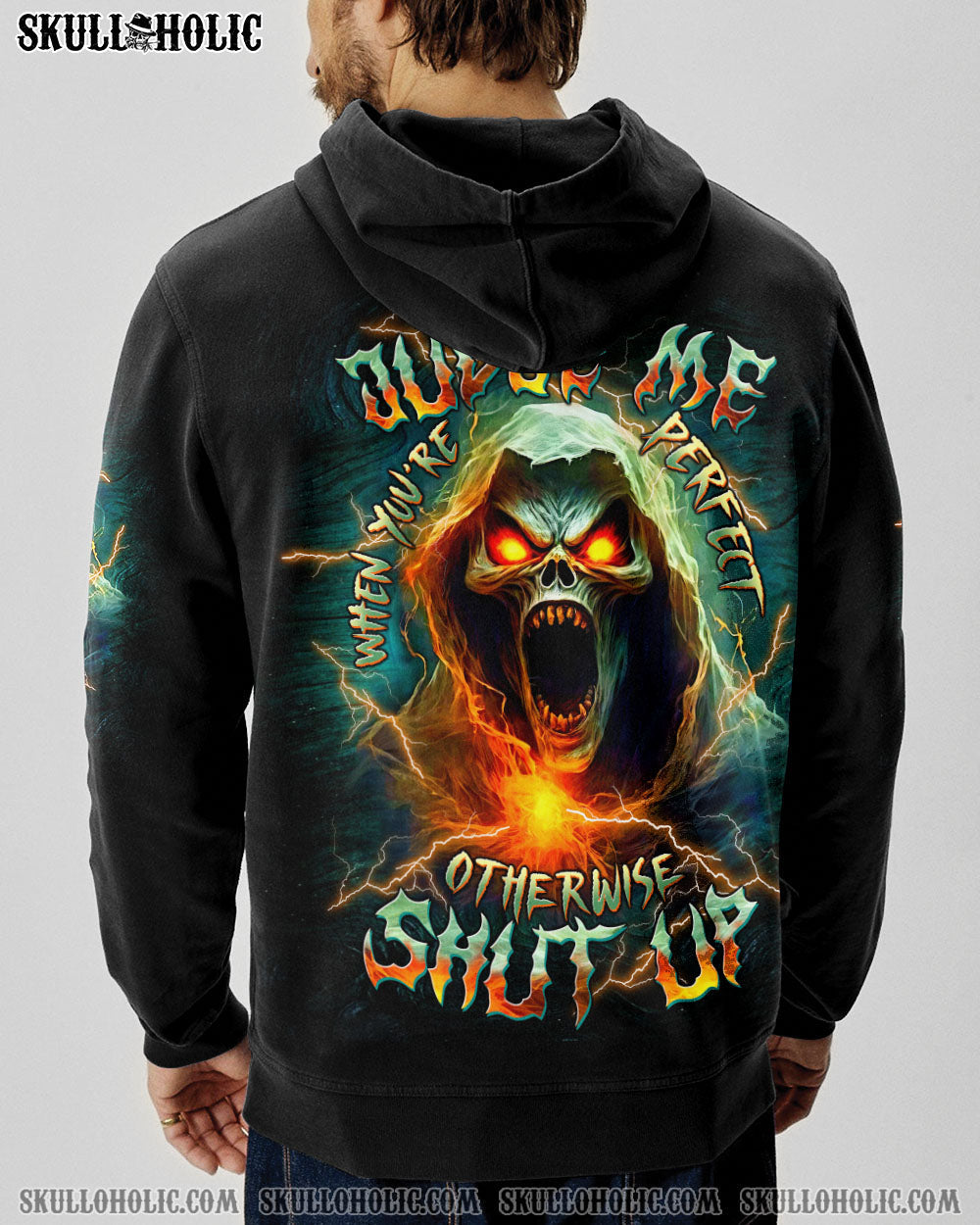 BLISSCORNERS JUDGE ME WHEN SKULL REAPER ALL OVER PRINT