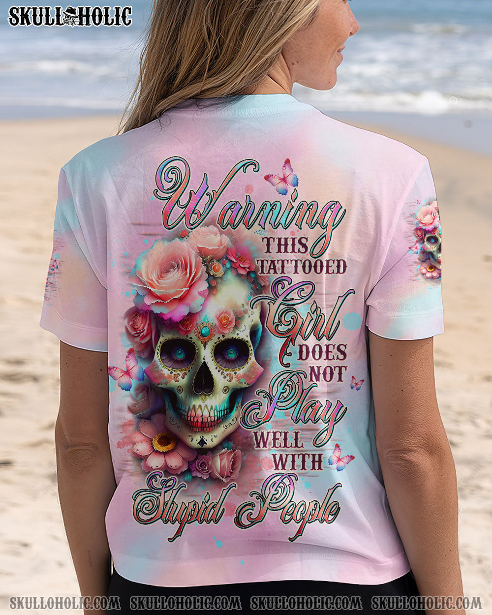 BLISSCORNERS WARNING THIS TATTOOED GIRL ALL OVER PRINT