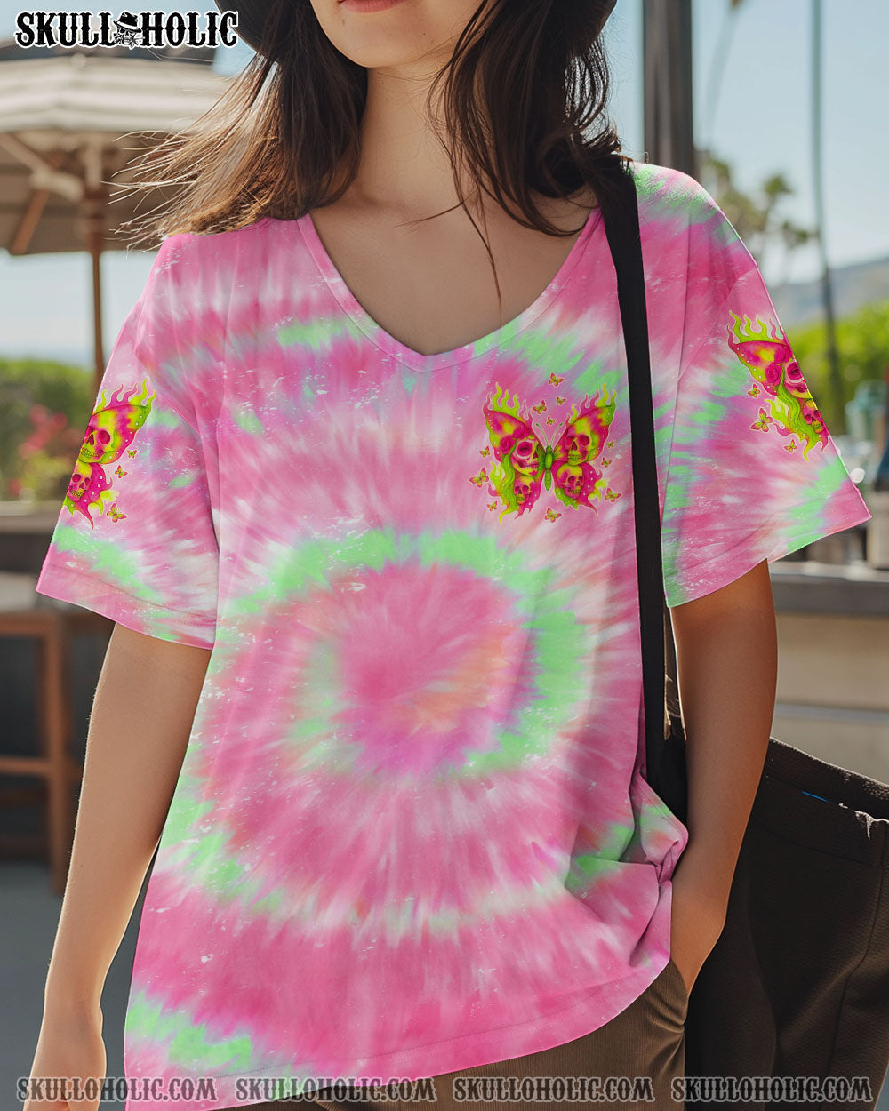 BLISSCORNERS KARMA FAIRY SKULL BUTTERFLY ALL OVER PRINT