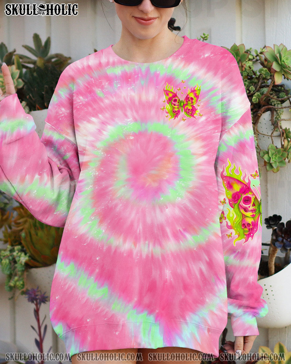 BLISSCORNERS KARMA FAIRY SKULL BUTTERFLY ALL OVER PRINT