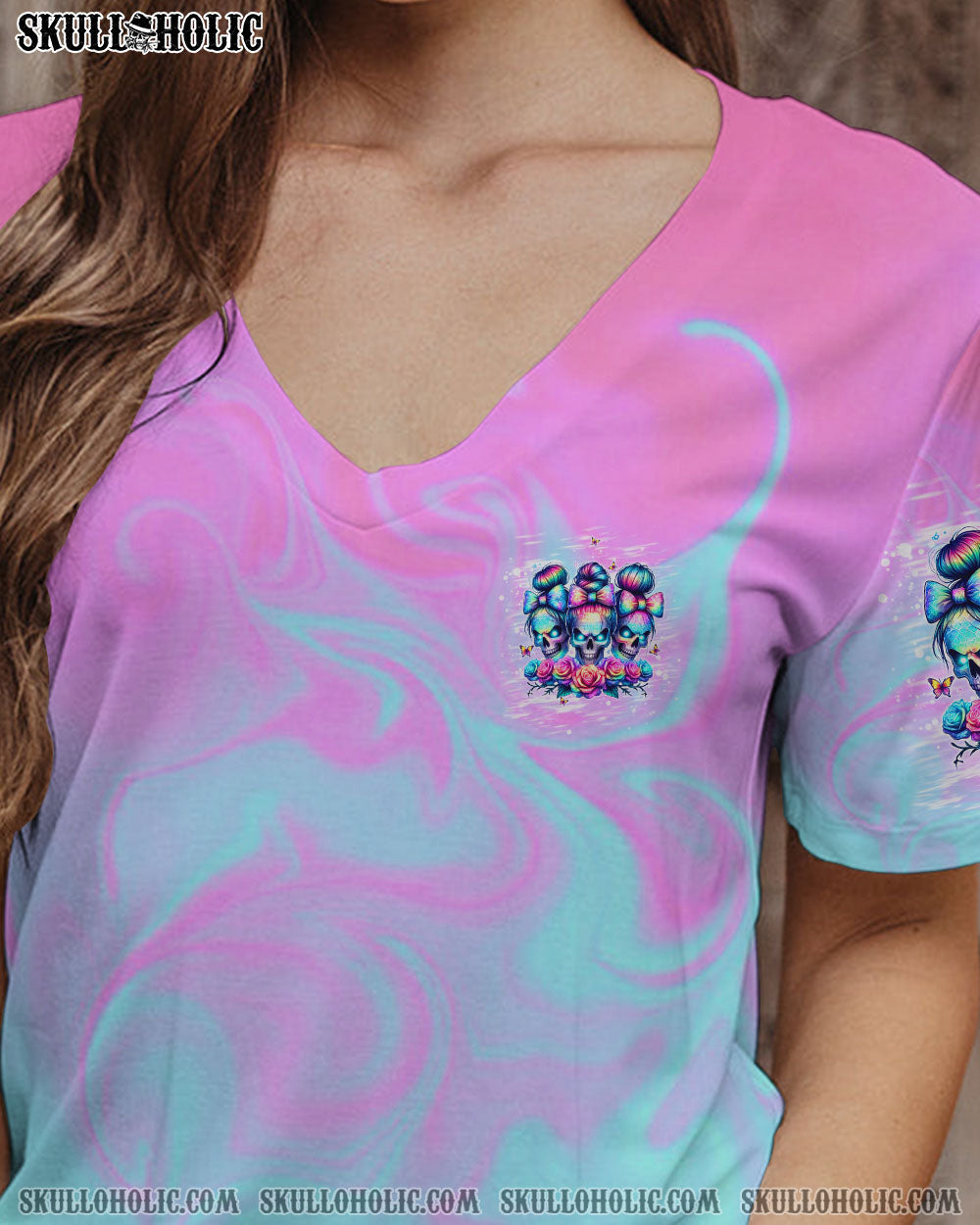BLISSCORNERS MY GIVE A F IS BROKEN MESSY BUN ALL OVER PRINT