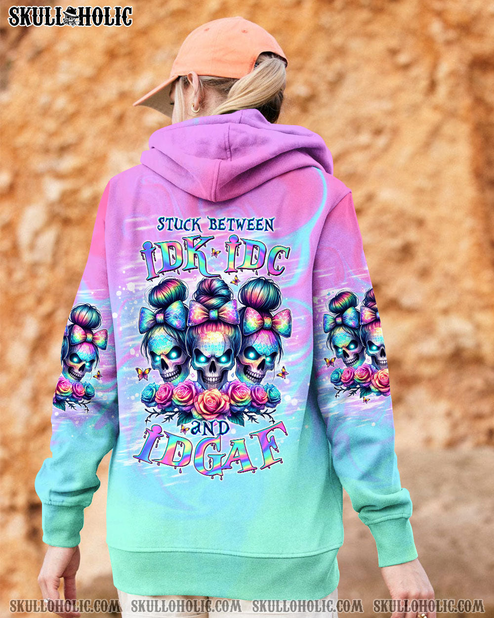 BLISSCORNERS MY GIVE A F IS BROKEN MESSY BUN ALL OVER PRINT